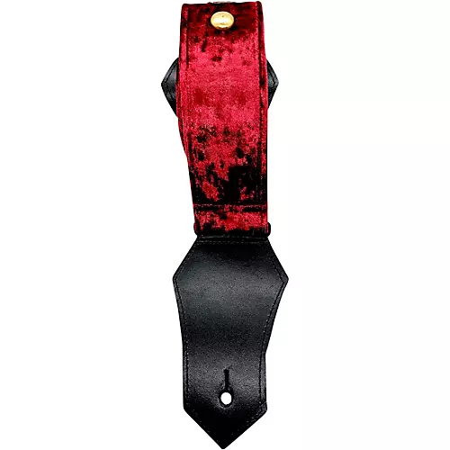 Get'm Get'm Rolling Stone Guitar Strap Green Crushed Velvet 2 in.