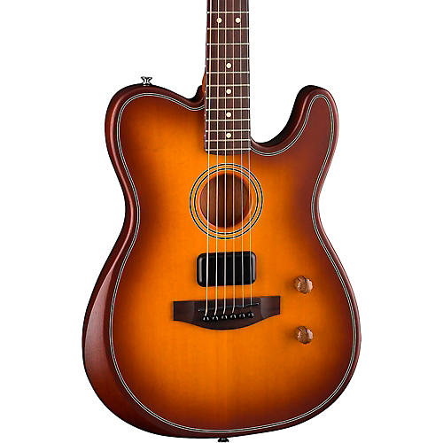 Fender Acoustasonic Standard Telecaster Acoustic-Electric Guitar Aged Natural