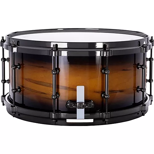 Ludwig Exotic Select Snare Drum with Black Nickel Hardware 14 x 6.5 in. Black Gold Burst