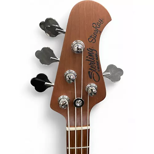 Used Sterling by Music Man Ray34HH Spalted Maple Electric Bass Guitar Spalted Maple