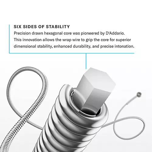 D'Addario EXL117 Medium Top/Extra-Heavy Bottom, Nickel-Wound Electric Guitar Strings