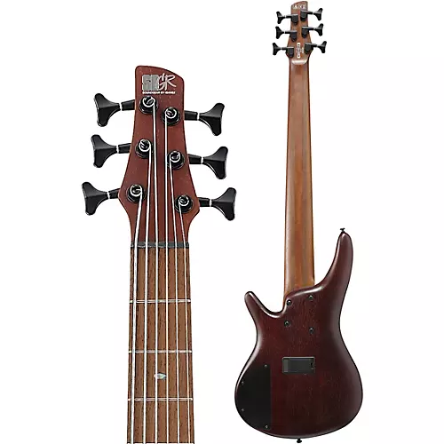 Ibanez SR506E 6-String Electric Bass Brown Mahogany
