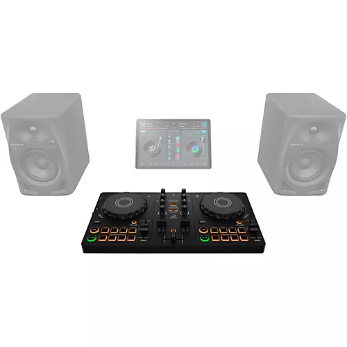 AlphaTheta DDJ-FLX2 Entry Level DJ Controller for rekordbox and Serato Black