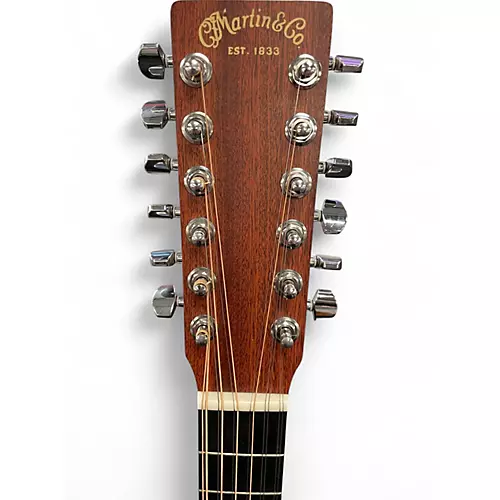 Used Martin dx2e natural 12 String Acoustic Electric Guitar natural