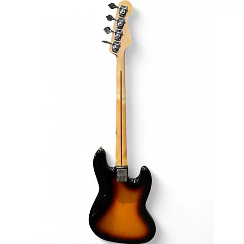 Used Fender Standard Jazz Bass Left Handed 2 Tone Sunburst Electric Bass Guitar 2 Tone Sunburst