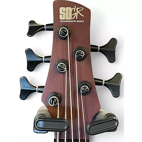 Used Ibanez SR505E  Brown Electric Bass Guitar Brown