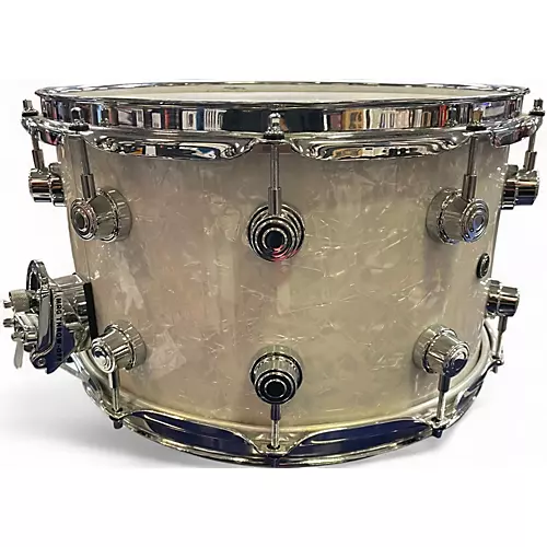Used DW 6.5X14 Performance Series Snare WHITE MARINE Drum WHITE MARINE 15