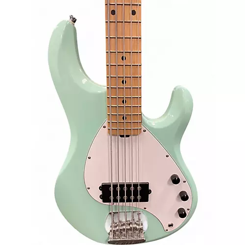 Used Sterling by Music Man Sting Ray 5 Surf Green Electric Bass Guitar Surf Green