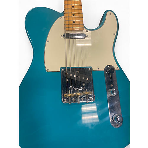 Used 2022 Fender American Professional II Telecaster Miami Blue Solid Body Electric Guitar Miami Blue