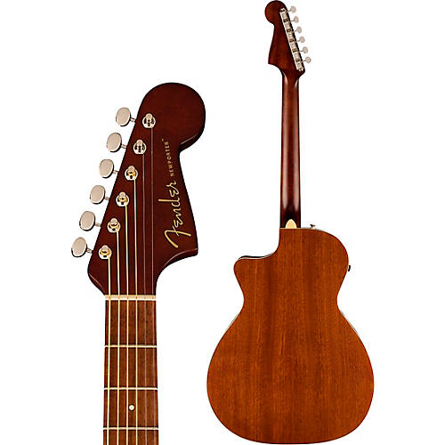 Fender Newporter Player Limited-Edition Acoustic-Electric Guitar Midnight Wine