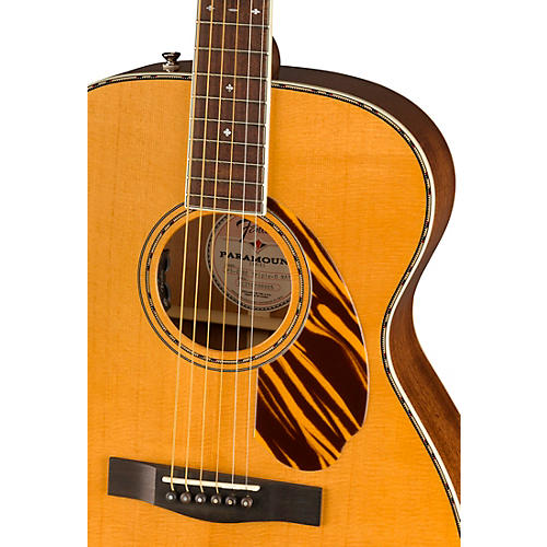 Fender Paramount PO-220E Orchestra Acoustic-Electric Guitar Aged Cognac Burst