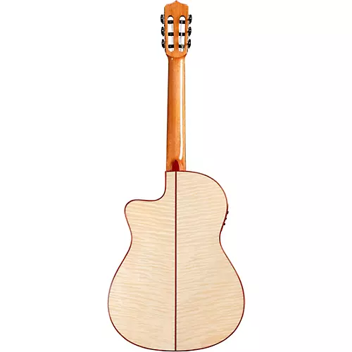 Cordoba Fusion 12 Exotic Top Nylon-String Classical Acoustic-Electric Guitar White Sands