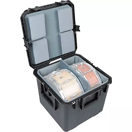 SKB iSeries Dual Snare Case with Padded Interior (3i-1717-16LT)