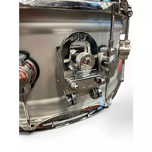 Used DW 14X6.5 Design Series Snare Aluminum Drum Aluminum 213