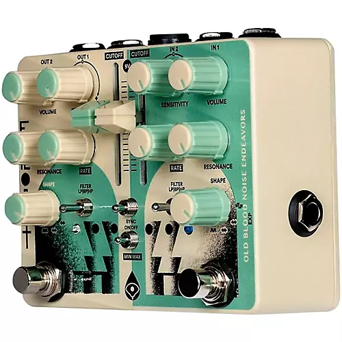 Old Blood Noise Endeavors Float Dual Filter Effects Pedal Cream and Mint