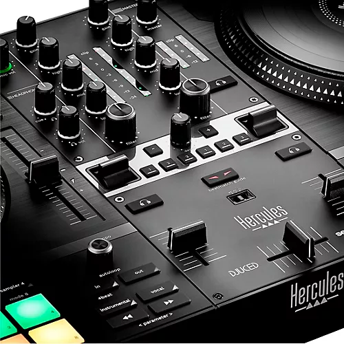 Hercules DJ DJControl Inpulse T7 2-Channel Motorized DJ Controller Black