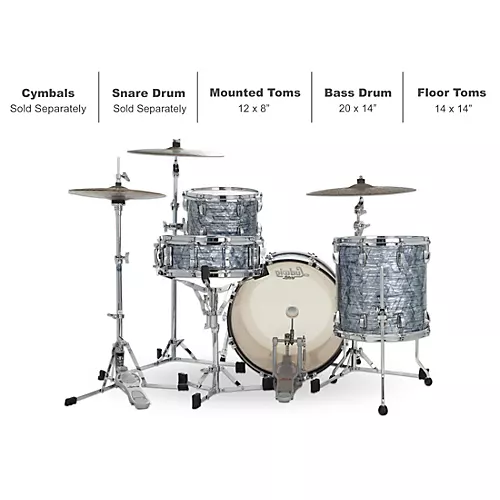 Ludwig Classic Oak 3-Piece Downbeat Shell Pack With 20