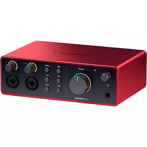 Focusrite Scarlett USB-C Audio Interface (Gen 4) with AVID Pro Tools Artist Perpetual 4i4