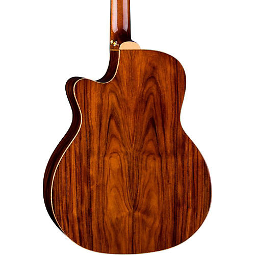 Luna Vista Deer Tropical Wood Acoustic-Electric Guitar Natural