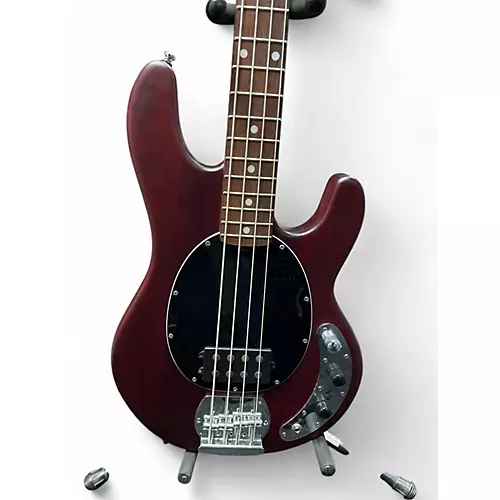 Used Sterling by Music Man Sting Ray Brown Electric Bass Guitar Brown