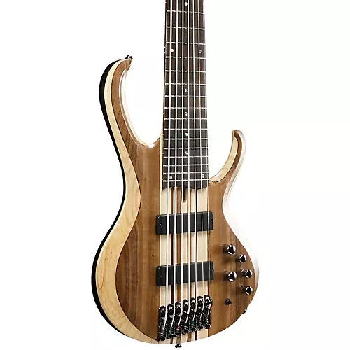 Ibanez BTB747 7-String Electric Bass Guitar Low Gloss Natural