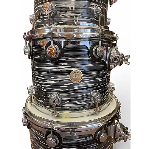 Used DW 4 Piece SSC Collector's Series Black Oyster Drum Kit Black Oyster