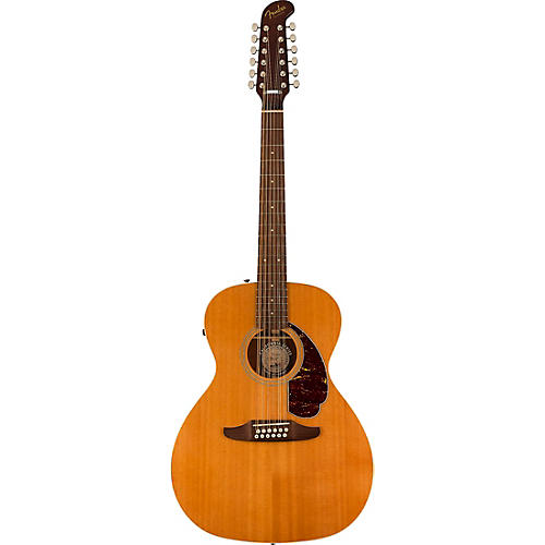 Fender California Villager 12-String Acoustic-Electric Guitar Aged Natural