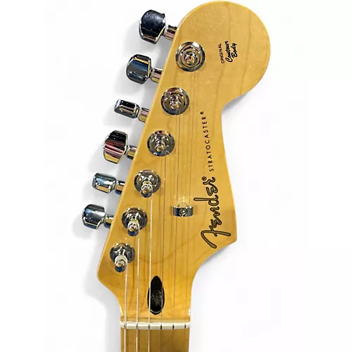 Used Fender 75TH ANNIVERSARY PLAYER STRATOCASTER TRANS EMERALD Solid Body Electric Guitar TRANS EMERALD