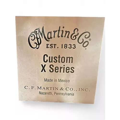 Used Martin X Series Custom Natural 12 String Acoustic Electric Guitar Natural