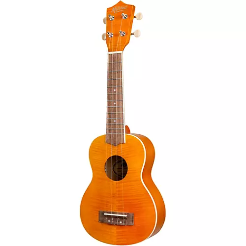 Mitchell MU45F Exotic Soprano Ukulele Flamed Maple Cherry