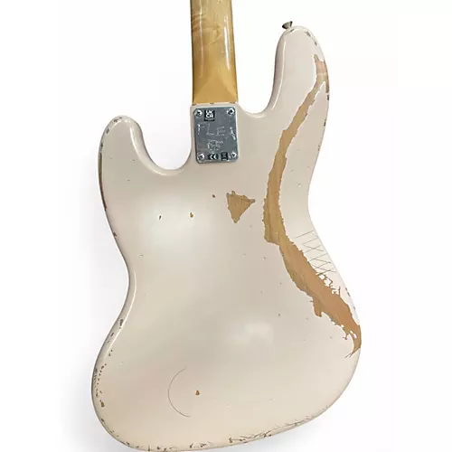 Used Fender Flea Signature Jazz Bass Shell Pink Electric Bass Guitar Shell Pink