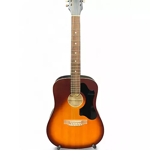 Used Recording King RDS-9-12-TS 2 Tone Sunburst 12 String Acoustic Guitar 2 Tone Sunburst