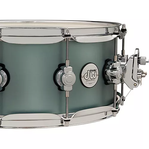 DW Design Series Snare Drum 14 x 6 in. Satin Sage Metallic