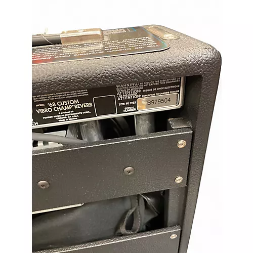 Used Fender 68' VIBRO CHAMP REVERB Tube Guitar Combo Amp