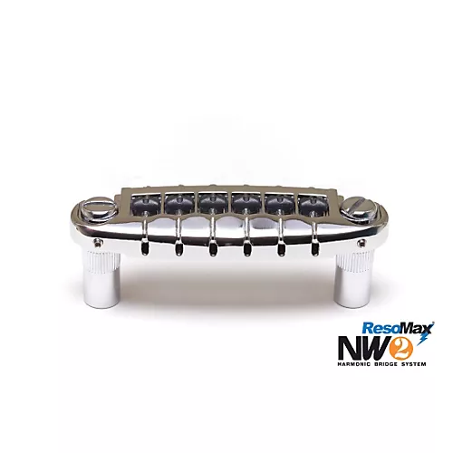 Graph Tech ResoMax NW2 Wraparound Bridge with String Saver Saddles Chrome