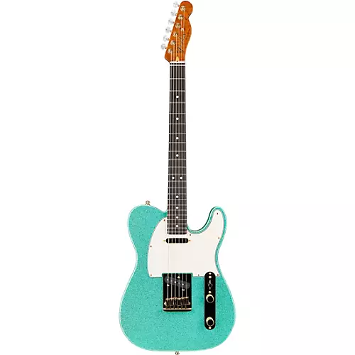 Fender Custom Shop Super Custom Deluxe Telecaster Electric Guitar Sea Foam Sparkle