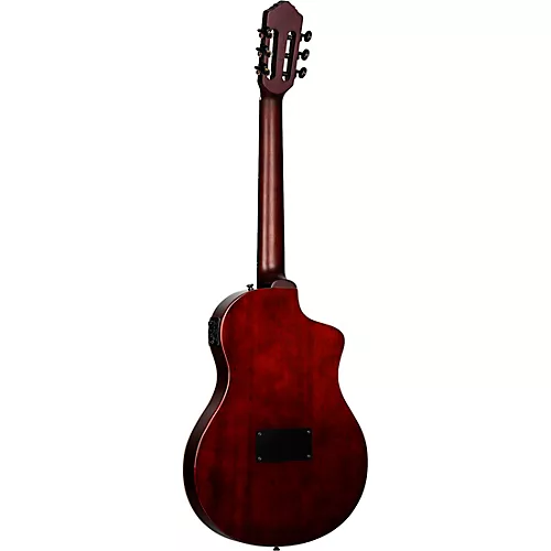 Ortega TourPlayer Standard Left-Handed Nylon-String Acoustic-Electric Guitar Natural