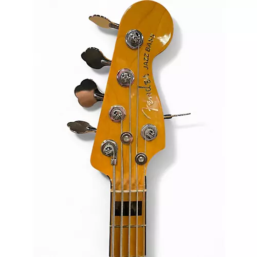 Used 2019 Fender American Ultra Jazz Bass V Arctic Pearl Electric Bass Guitar Arctic Pearl