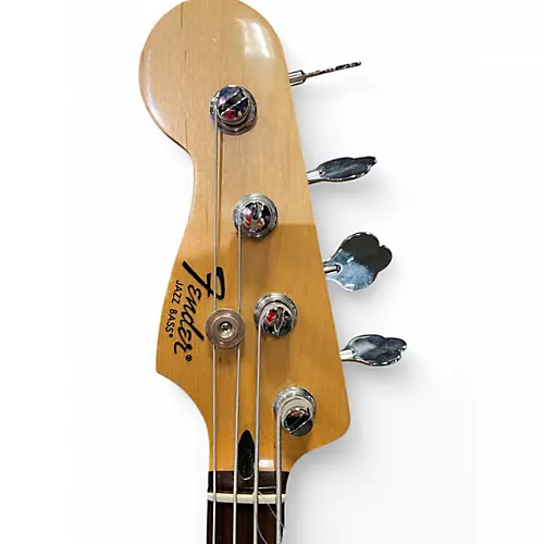 Used Fender Standard Jazz Bass Left Handed 2 Tone Sunburst Electric Bass Guitar 2 Tone Sunburst