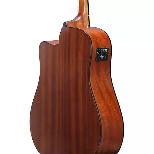 Ibanez AAD50CE Advanced Sitka Spruce-Sapele Grand Dreadnought Acoustic-Electric Guitar Charcoal Burst