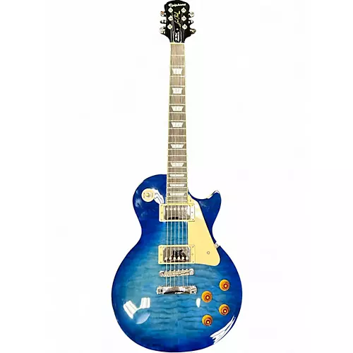 Used Epiphone Les Paul Standard Pro TRANSPARENT BLUE BURST Solid Body Electric Guitar TRANSPARENT BLUE BURST