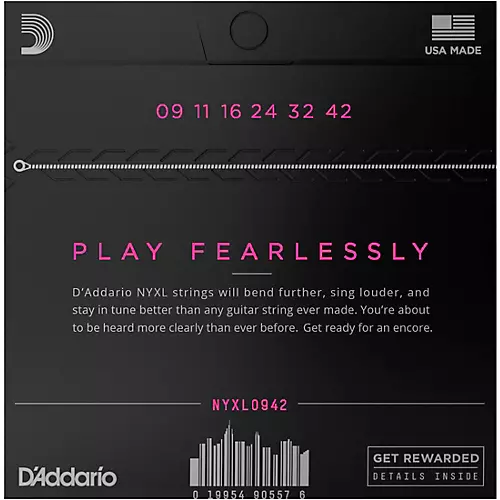 D'Addario NYXL0942 Super Light Electric Guitar Strings