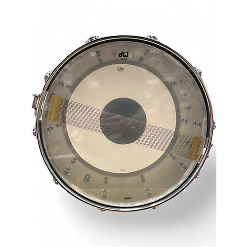 Used DW 14X8 Performance Series Steel Snare Chrome Drum Chrome 216
