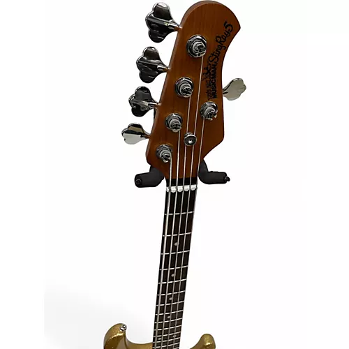 Used Ernie Ball Music Man StingRay 5 Special HH Genius Gold Electric Bass Guitar Genius Gold