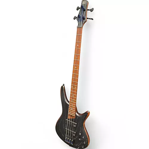 Used Ibanez SR670 Trans Black Electric Bass Guitar Trans Black