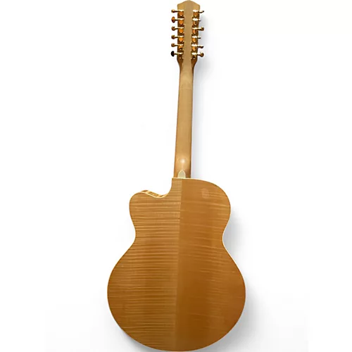 Used Fender CJ290SCE12 Jumbo Natural 12 String Acoustic Electric Guitar Natural