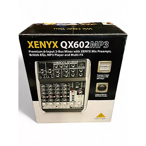 Used Behringer QX602MP3 Unpowered Mixer