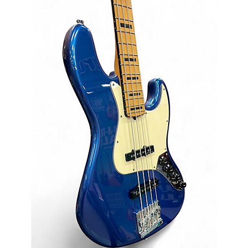 Used 2019 Fender American Ultra Jazz Bass Cobra Blue Electric Bass Guitar Cobra Blue