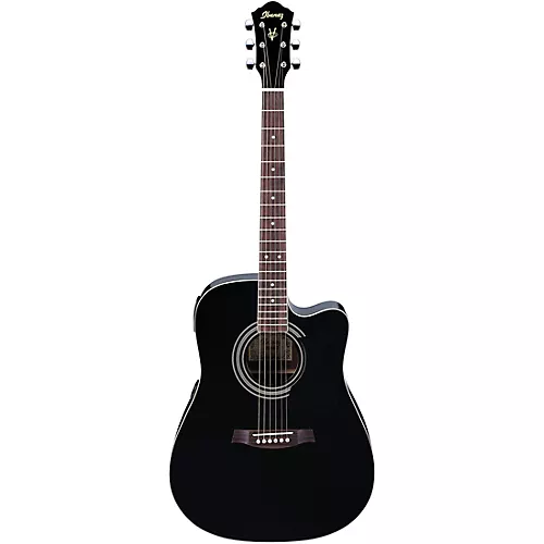 Ibanez V70CE Dreadnought Acoustic-Electric Guitar Pack Black