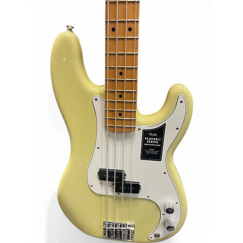 Used Fender Player II Precision Bass Haileah Yellow Electric Bass Guitar Haileah Yellow